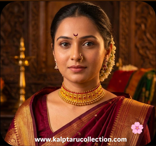 Mahalaxmi vajratik / thushi set
