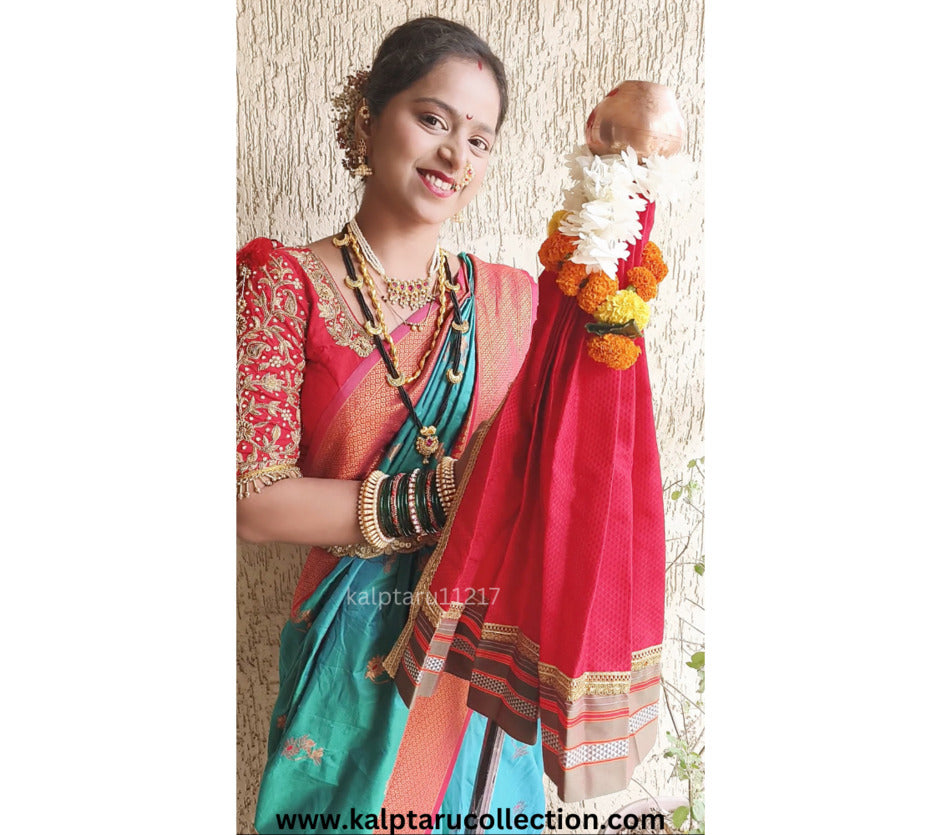 Gudhi Vastra|Khun & Paithani Gudhi Vastra|Kalptaru11217 Online